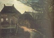 Vincent Van Gogh The Parsonage at Nuenen by Moonlight (nn04) USA oil painting reproduction
